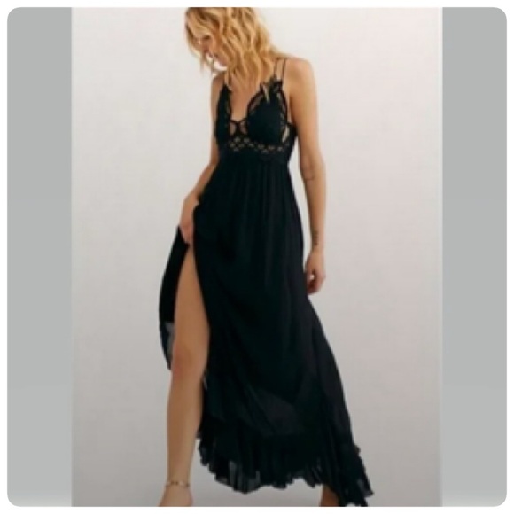 Free People ADELLA MAXI SLIP DRESS - Picture 9 of 16